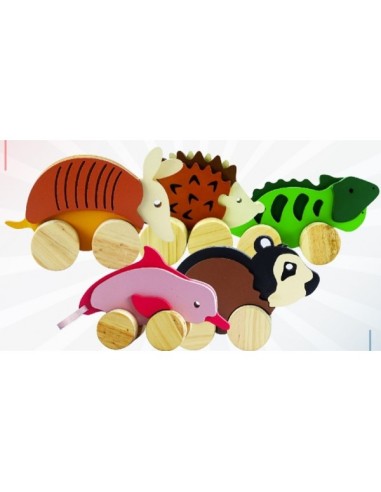 Familia de animales fauna salvaje