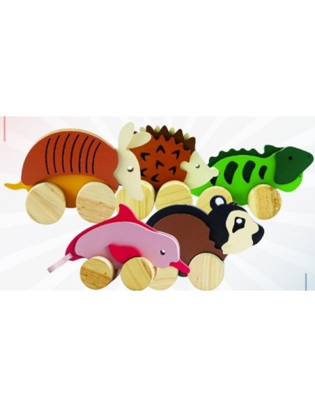Familia de animales fauna salvaje