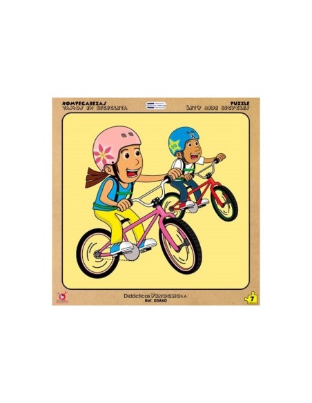 Rompecabezas la bicicleta 7 pzs