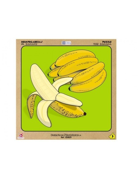 Rompecabezas el banano 5 pzs