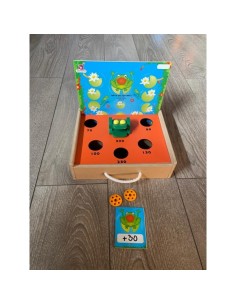 Juego de puntería ranita matemática 2