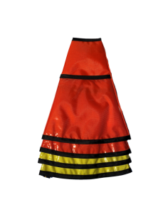 Funda con bolsillo transparente para cono