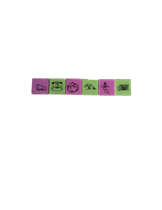 Reading rods :Fichas con dibujos del alfabeto. 2