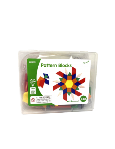 Bloques poligonales planos set 250 piezas