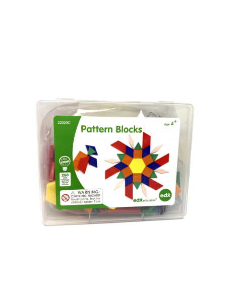 Bloques poligonales planos set 250 piezas