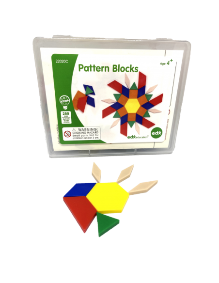 Bloques poligonales planos set 250 piezas