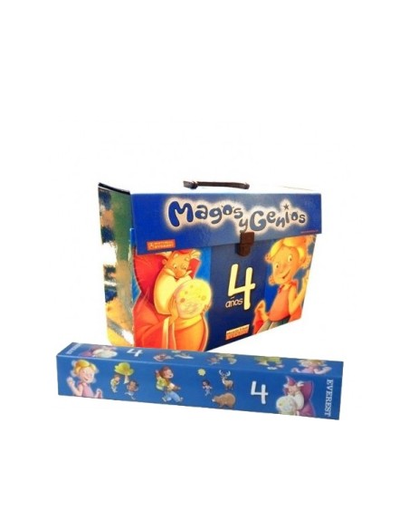 Magos y genios: Pack 4 años Maletín y láminas murales