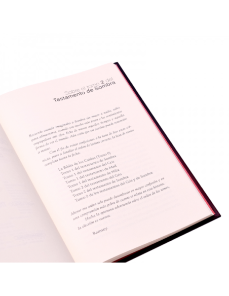 La Biblia de los Caídos. Tomo 2 del Testamento de Sombra