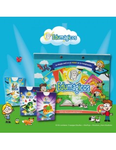 EDUMAGICOS TARJETAS Y LIBRO CON REALIDAD AUMENTADA