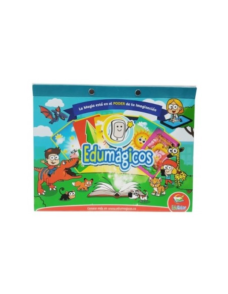 EDUMAGICOS TARJETAS Y LIBRO CON REALIDAD AUMENTADA
