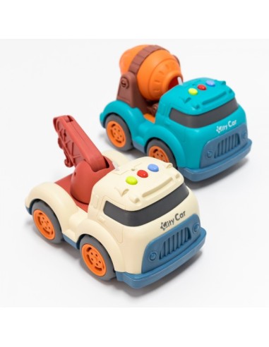 CAMION GRÚA Y CONSTRUCCIÓN CON SONIDOS