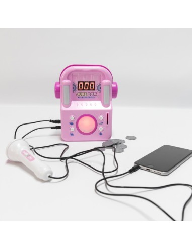 MINI KARAOKE INTERACTIVO ROSADO