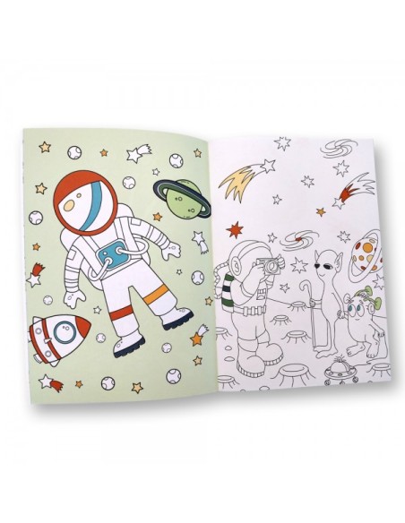 mundos fantasticos para colorear