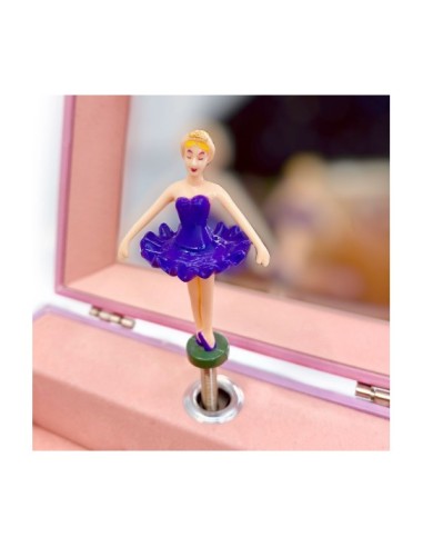 Joyero Musical Ethereal - Con Porta Anillos y Espejo Ancho - Aves