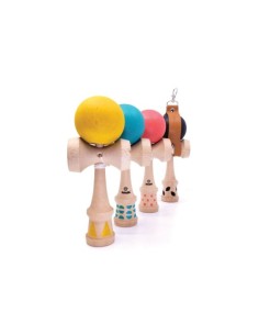 Kendama de Madera "Geom" Amarillo 2