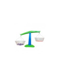 Balanza de platos 1000 ml con 10 pesas