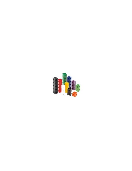Cubos multiencaje set de 100 en caja plástica