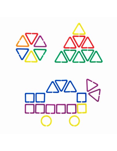 Cadena Figuras Geométricas 144 piezas