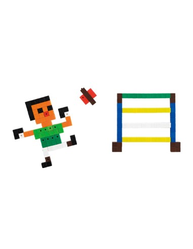 Cubitos Multiencaje set 400, en pote