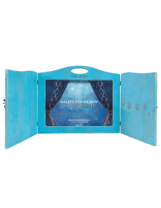 Set Kamishibai Madera Láminas Cuento Sueño Azul de Elicura Chihualaf