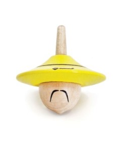 Pirinola Sombrero Chino de Madera
