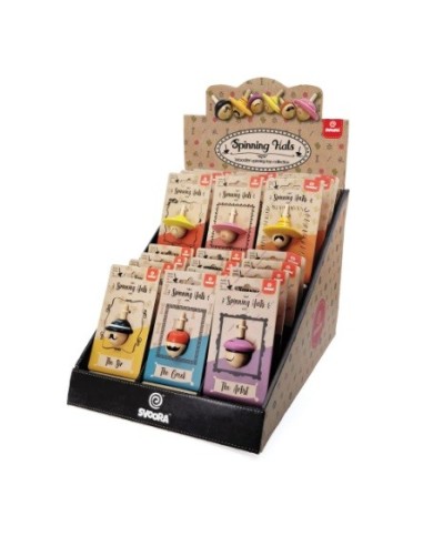 Pirinola Sombrero Señora de Madera