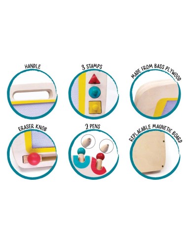 Pizarra de Dibujo Magnética Bosquejar y Dibujar