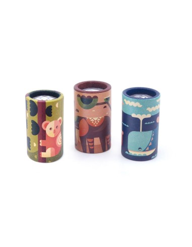 Mini Caleidoscopio Familias Ballenas