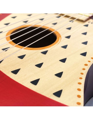 Colorida Guitarra de Madera "Indie"