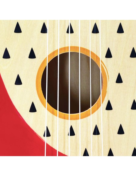 Colorida Guitarra de Madera "Indie"