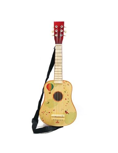 Guitarra de Madera - Diseño de Globo Aerostático