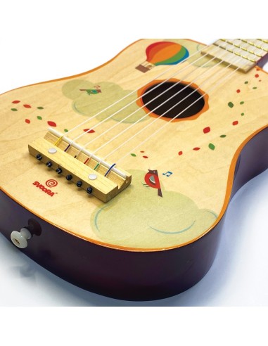 Guitarra de Madera - Diseño de Globo Aerostático