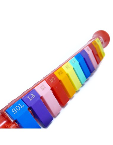Clarinete Multicolor - 13 Teclas con las Notas + Partituras