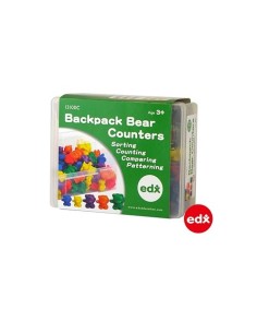 Ositos 6 color 3 pesos 96 pcs caja plastica