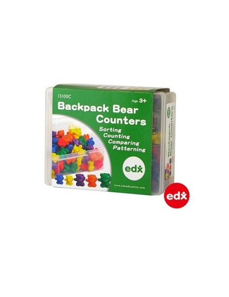 Ositos 6 color 3 pesos 96 pcs caja plastica