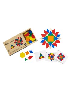 Bloques Poligonales: Busy Play 60 pcs 15 actividades