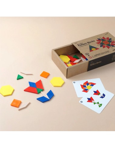 Bloques Poligonales: Busy Play 60 pcs 15 actividades