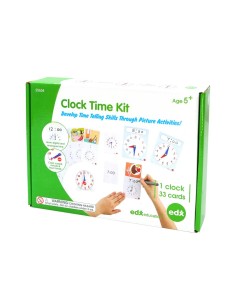 Reloj kit actividades 11 cm diam. 36 pcs