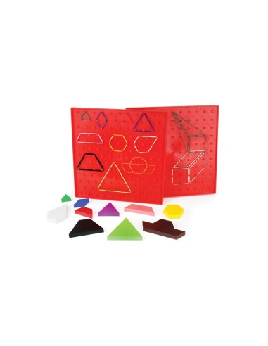 Geoplano Isometrico Dob.color 23x23 Unit