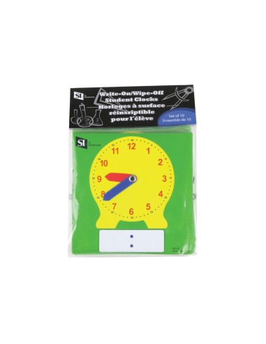 Reloj Borrado en Seco para Estudiantes - Pack de 10