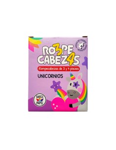 Rompecabezas 3 y 4 piezas - Unicornios