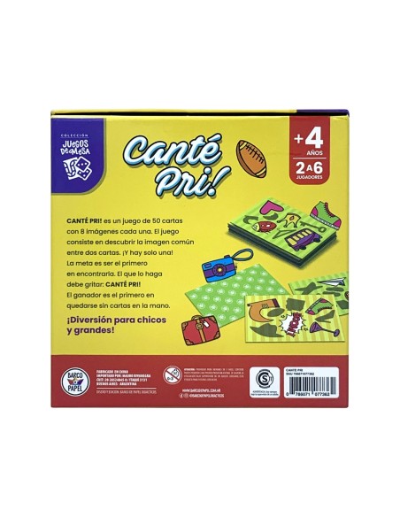 Cante Pri! - Juego de mesa