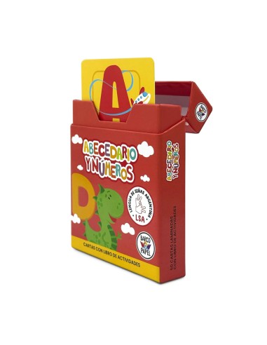 Abecedario y números - Cartas educativas