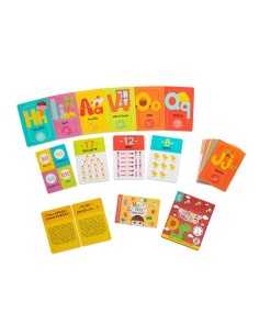 Abecedario y números - Cartas educativas 2