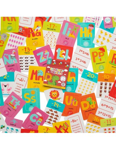 Abecedario y números - Cartas educativas