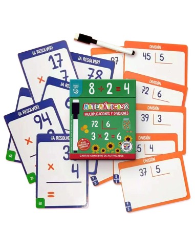 Multiplicaciones y divisiones - Cartas educativas