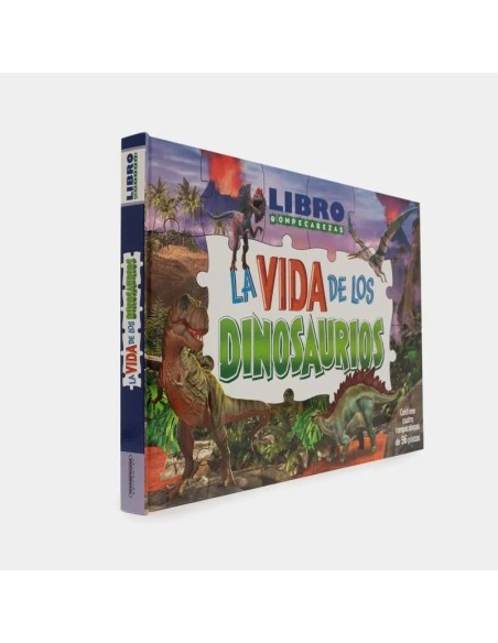 La vida de los dinosaurios – Libro rompecabezas