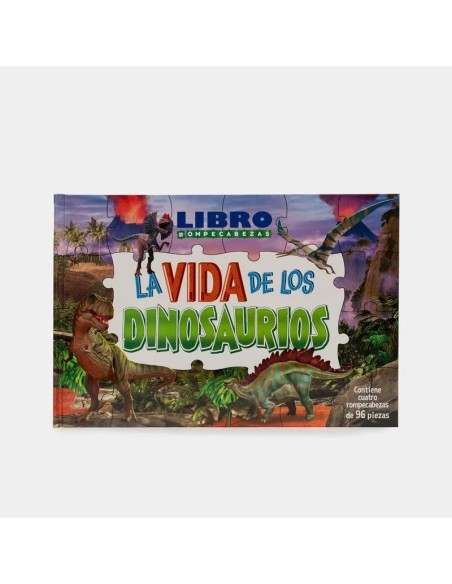 La vida de los dinosaurios – Libro rompecabezas