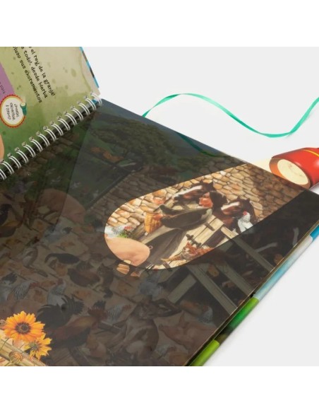 Libro linterna: busca, descubre y asómbrate. Animales de la granja