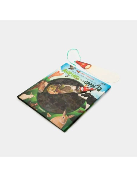Libro linterna: busca, descubre y asómbrate. Animales de la granja